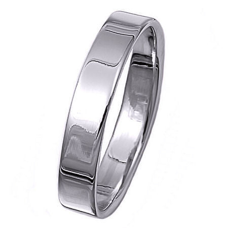 Breann: 4mm Classic Cigar Band Sterling Silver Wedding Band - Trustmark Jewelers - Wedding Bands