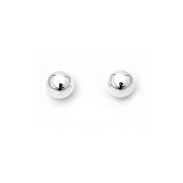 Classic 6mm 925 Sterling Silver Ball Stud Earrings - Trustmark Jewelers - Earrings