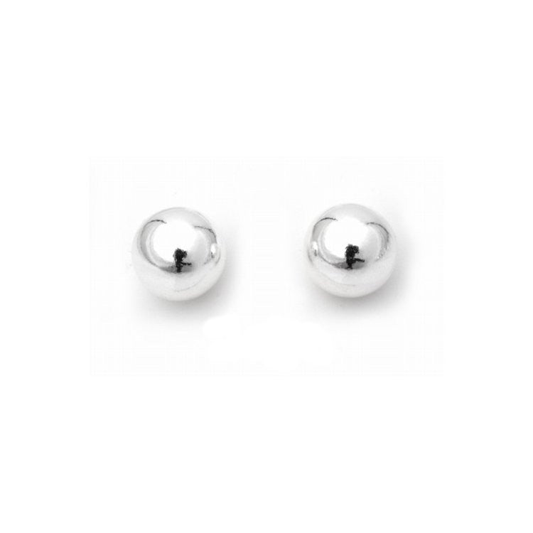 Classic 7mm 925 Sterling Silver Ball Stud Earrings - Trustmark Jewelers - Earrings