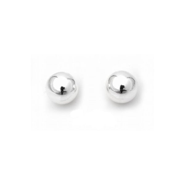 Classic 7mm 925 Sterling Silver Ball Stud Earrings - Trustmark Jewelers - Earrings
