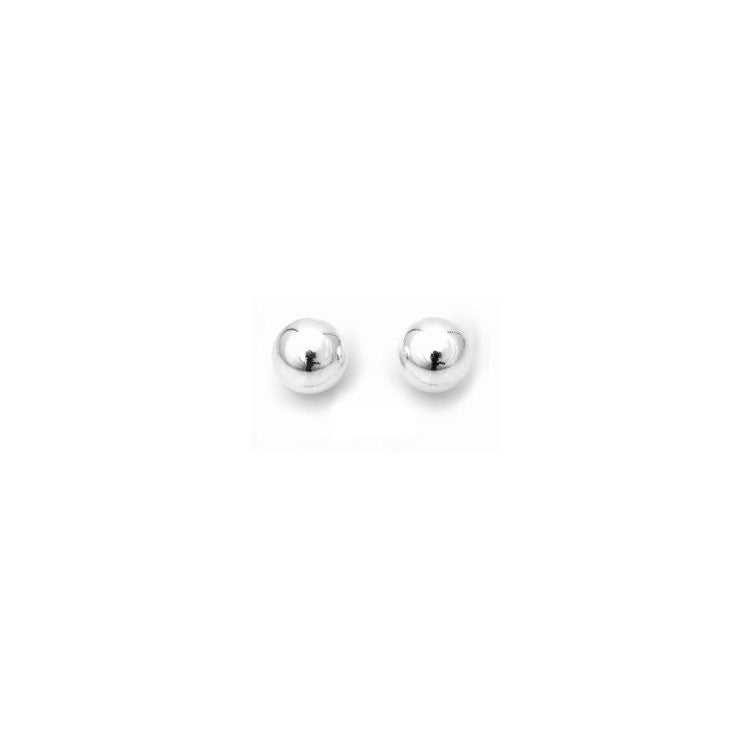 Classic 8mm 925 Sterling Silver Ball Stud Earrings - Trustmark Jewelers - Earrings
