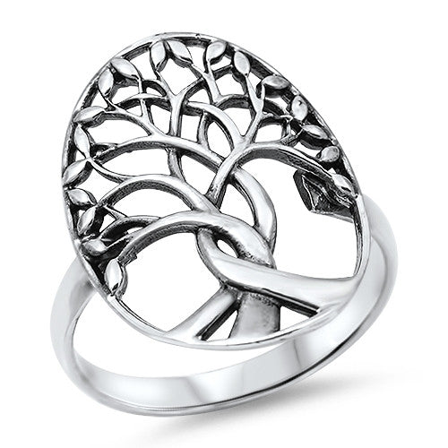 World Tree: Tree of Life Fashion Ring 925 Sterling Silver - Trustmark Jewelers - Fashion Rings