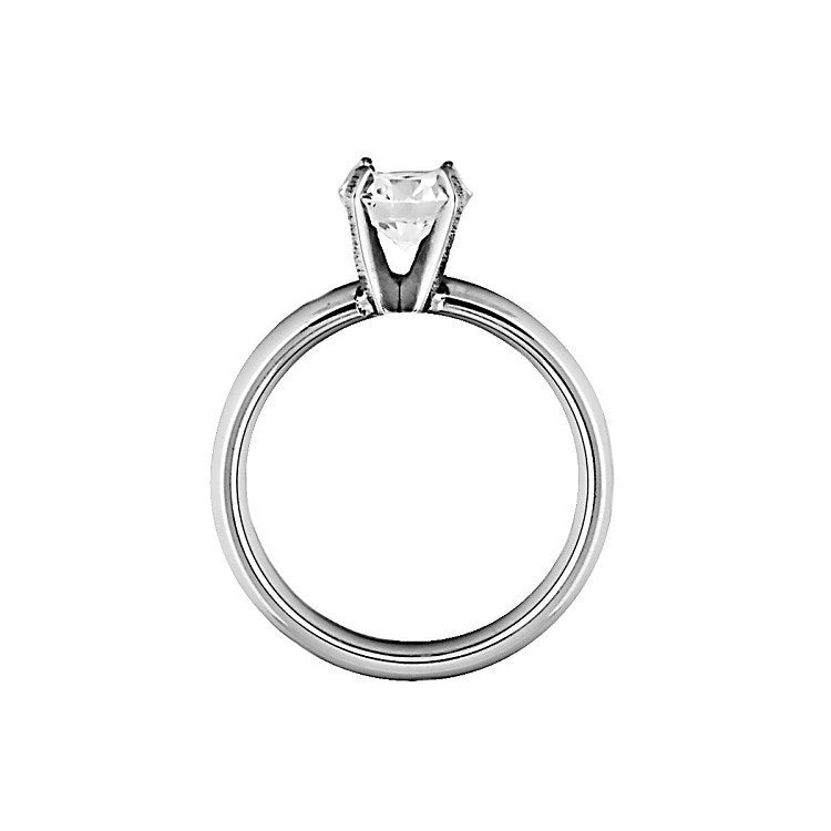 McKenzie: 1.25ct Traditional Russian IOF CZ Solitaire Engagement Ring - Trustmark Jewelers - Engagement Rings - 4