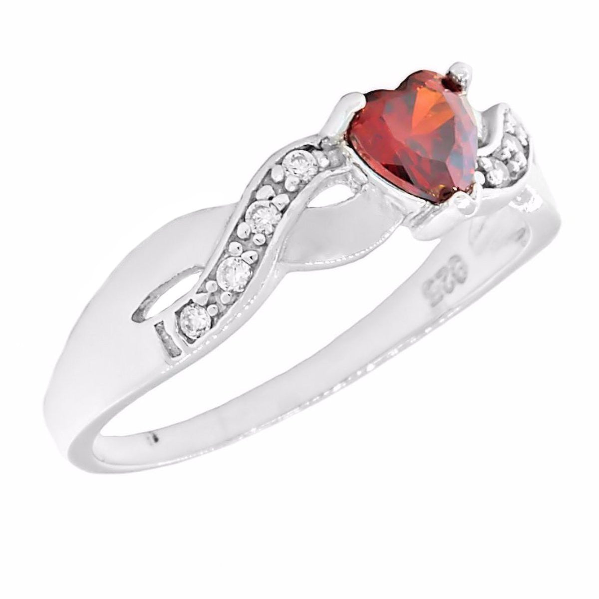 Garnet 2025 infinity ring