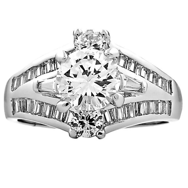Fidelia: 3.22ct Russian Ice Simulated Diamond Bridal Wedding Ring - Trustmark Jewelers - Wedding Ring Sets - 1