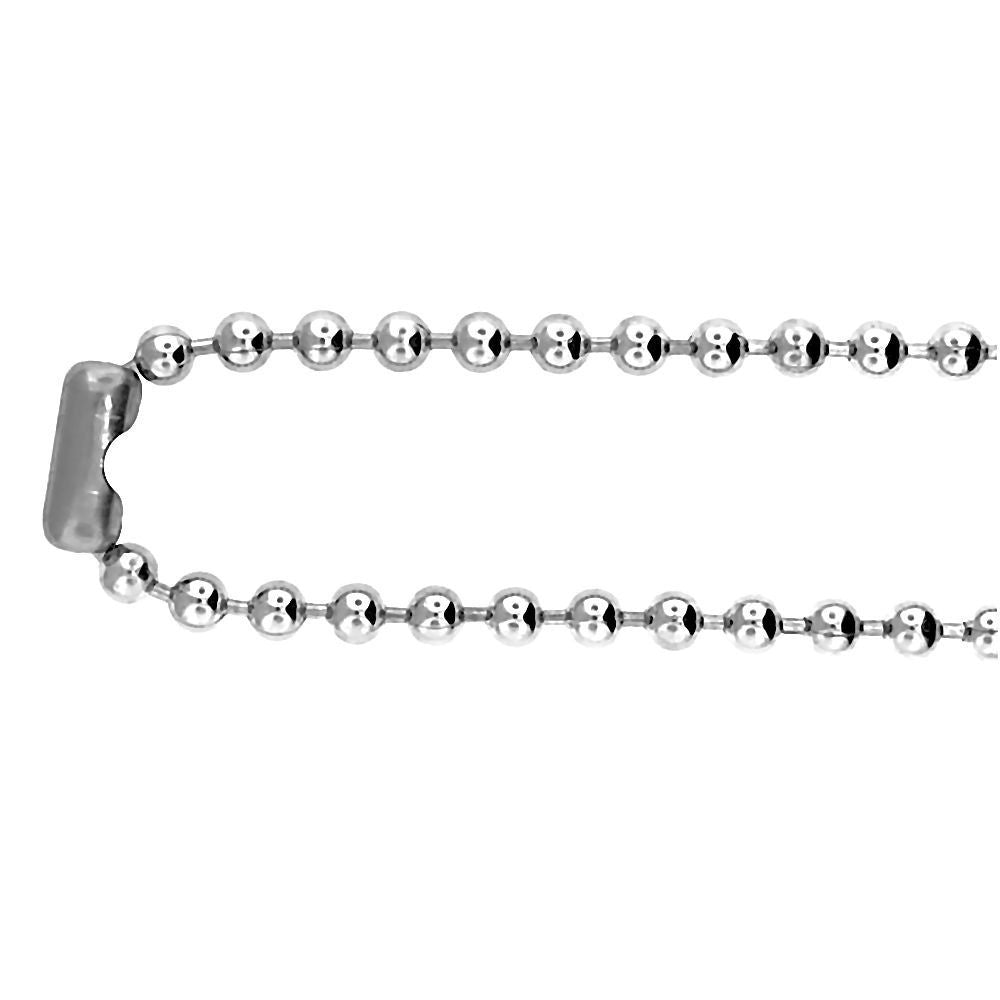 Falcon: 3.2mm 24 inch Ball Chain 316 Stainless Steel - Trustmark Jewelers - Necklaces and Chains