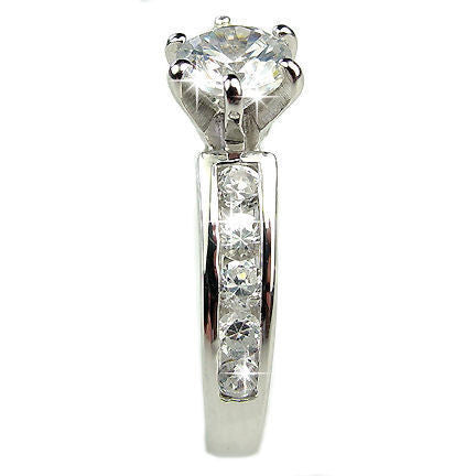 Delilah: Stunning 1.35ct Russian Ice CZ Engagement Ring 925 Silver - Trustmark Jewelers - Engagement Rings - 3