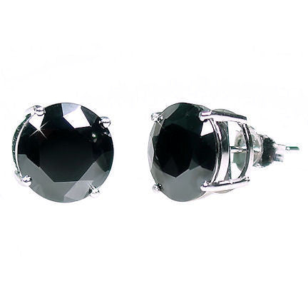 ETHOS Black Ice Black Sapphire Stud Earrings  Armans Jewellers