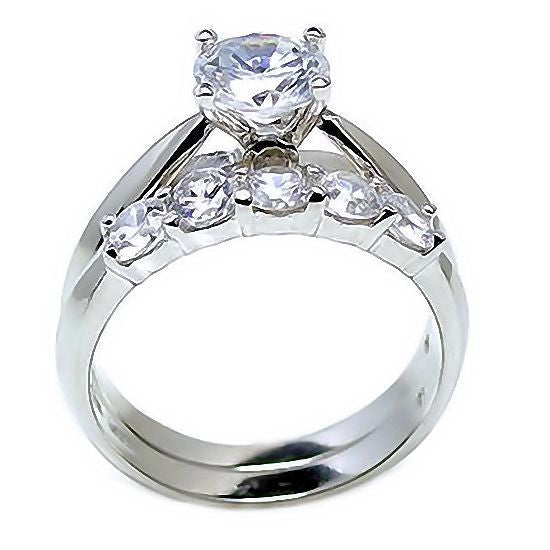 Arizona: 2.1ct Ice on Fire Russian CZ Womens Wedding Ring Set - Trustmark Jewelers - Wedding Ring Sets - 2