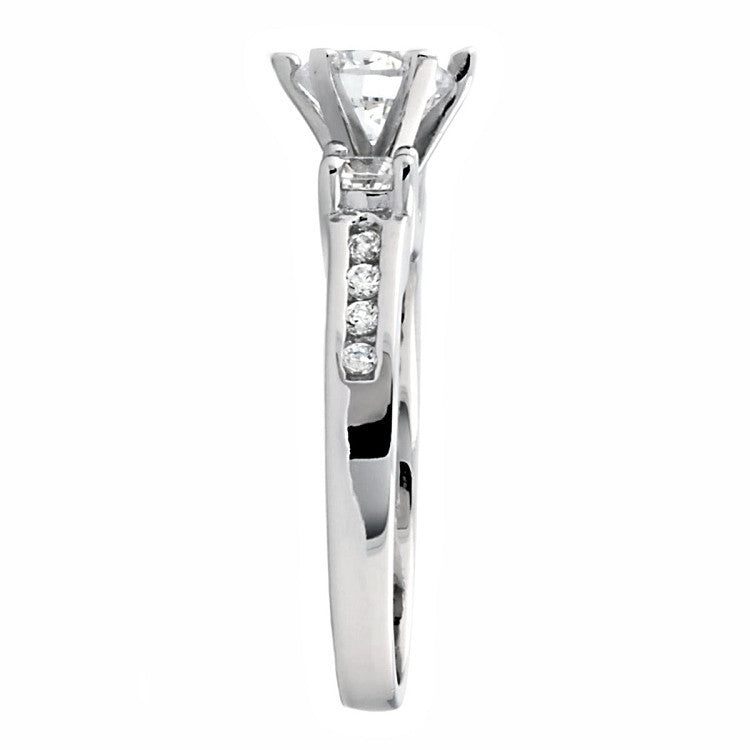 Lakoda E: PPF 1.04ct Russian Ice Diamond CZ Engagement Band Ring - Trustmark Jewelers - Engagement Rings - 3