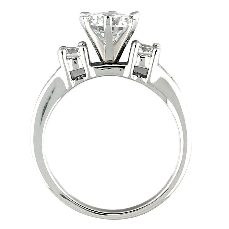 Lakoda E: PPF 1.04ct Russian Ice Diamond CZ Engagement Band Ring - Trustmark Jewelers - Engagement Rings - 4