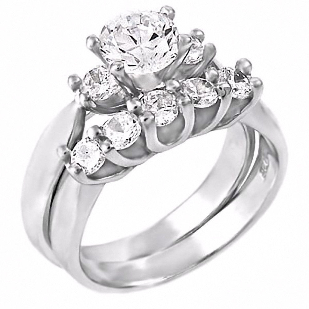925 Sterling Silver luxury bold big wedding Rings – denkays