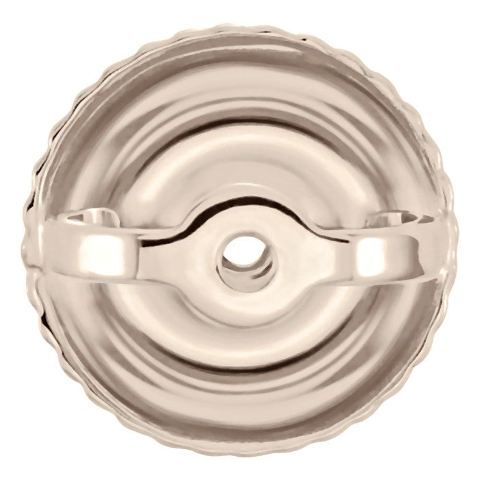 Replacement Screw-Backs for Threaded Post Earrings 14K Rose Gold