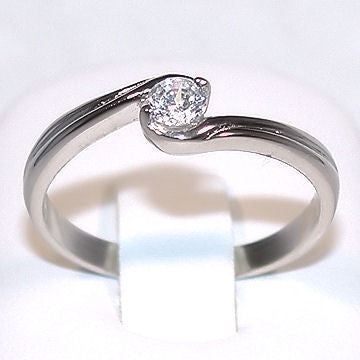 Mallory: 0.25ct Brilliant Cut Russian Ice CZ Promise Friendship Ring - Trustmark Jewelers - Promise Rings - 1