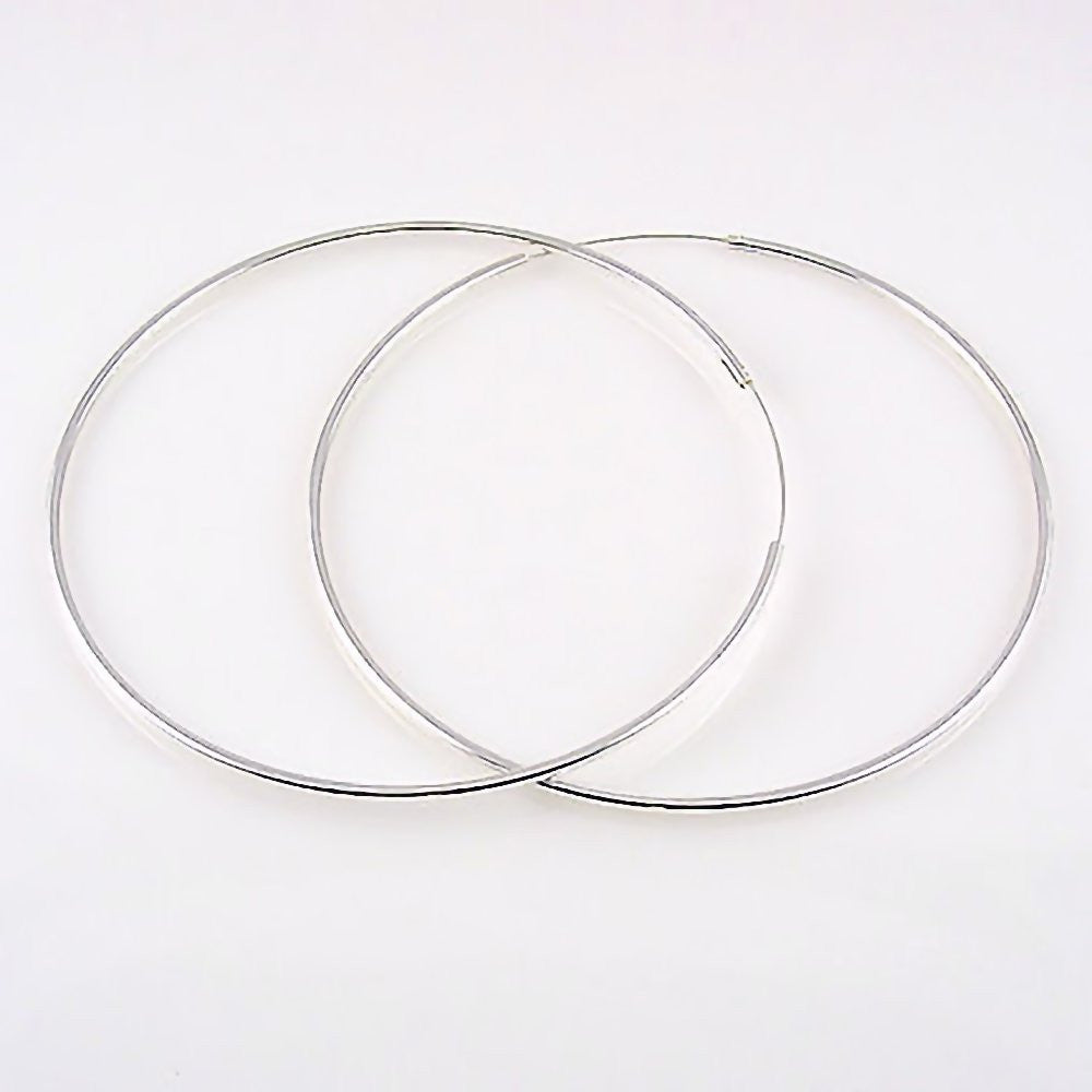 925 2025 silver hoops