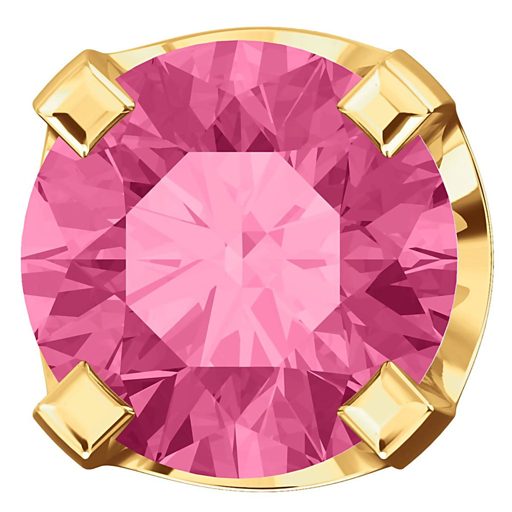 4mm, 0.5cts Genuine Natural Tourmaline 4-Prong Stud Earrings 14K Yellow Gold - 1000Jewels.com