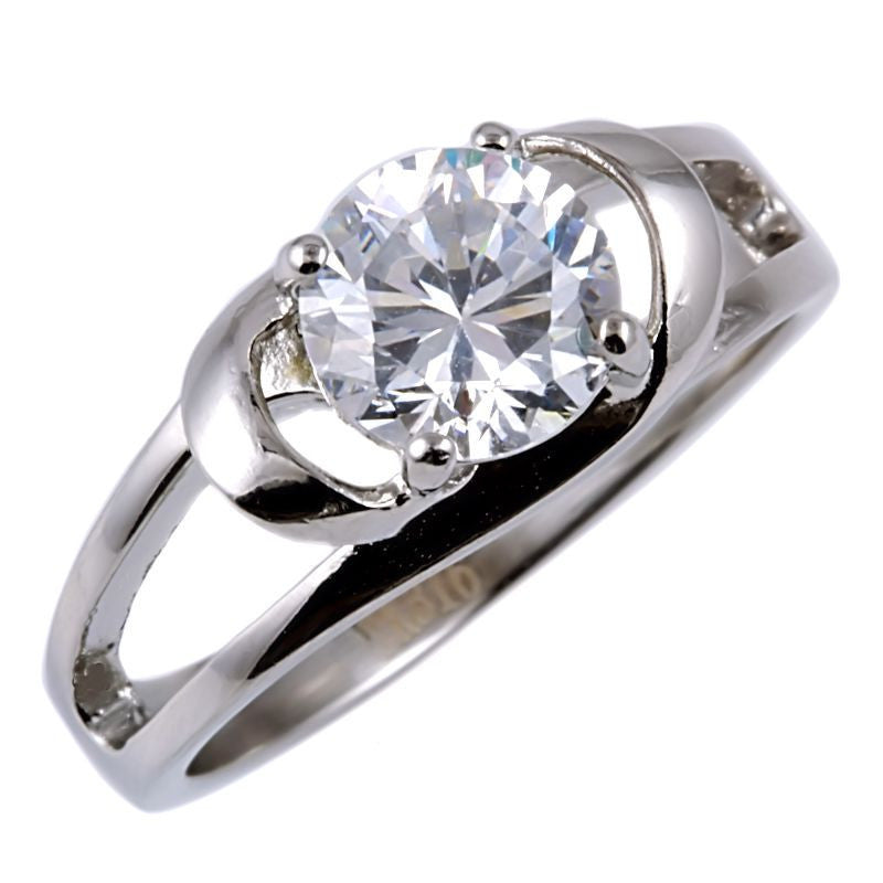 Infinite Love: 1.6cts Russian Ice Diamond CZ Promise Friendship Ring - Trustmark Jewelers - Engagement Rings - 2
