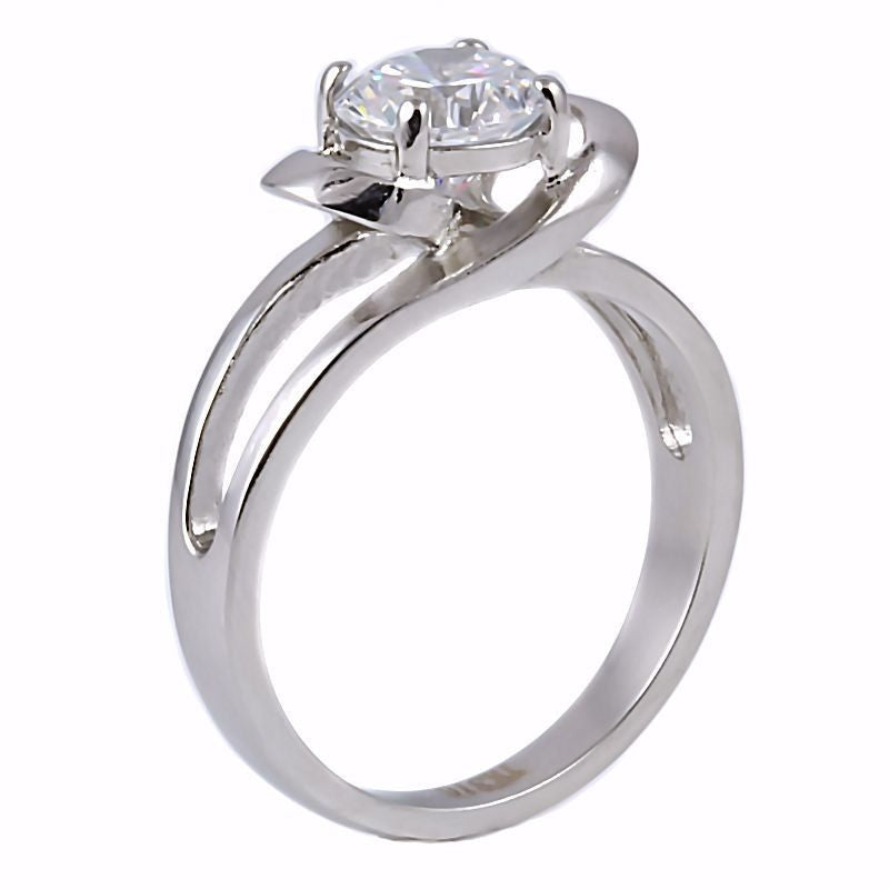 Infinite Love: 1.6cts Russian Ice Diamond CZ Promise Friendship Ring - Trustmark Jewelers - Engagement Rings - 3