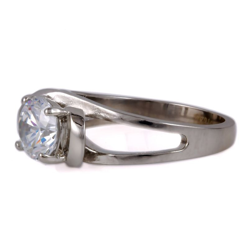 Infinite Love: 1.6cts Russian Ice Diamond CZ Promise Friendship Ring - Trustmark Jewelers - Engagement Rings - 4