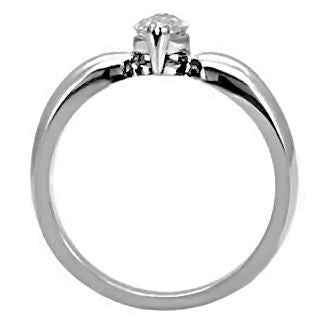 Bambi: 0.50ct Russian Ice Simulated Diamond CZ Promise Ring 316 Steel - Trustmark Jewelers - Promise Rings - 3